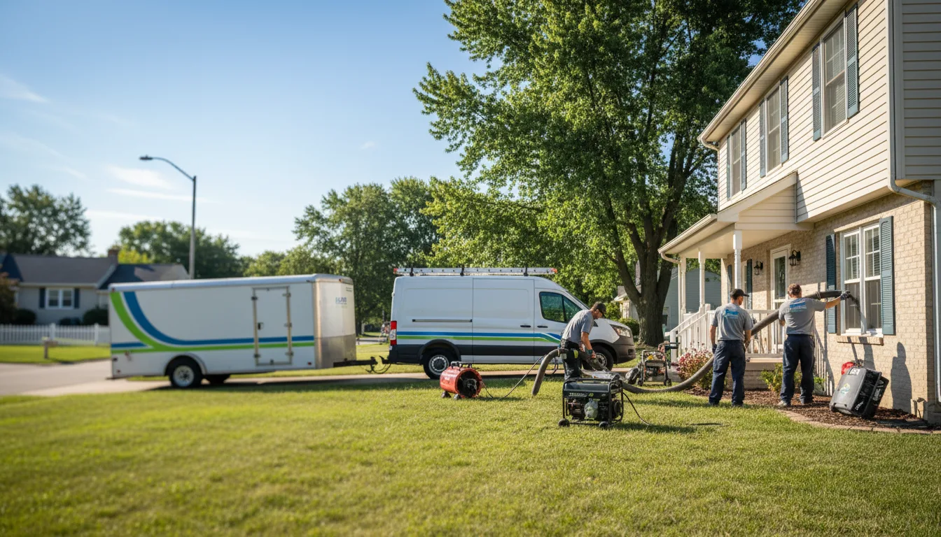 Flooded Basement Restoration And Cleanup With Repair in Whitewater, KS near me